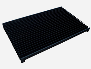 Proteção sanfonada retangular